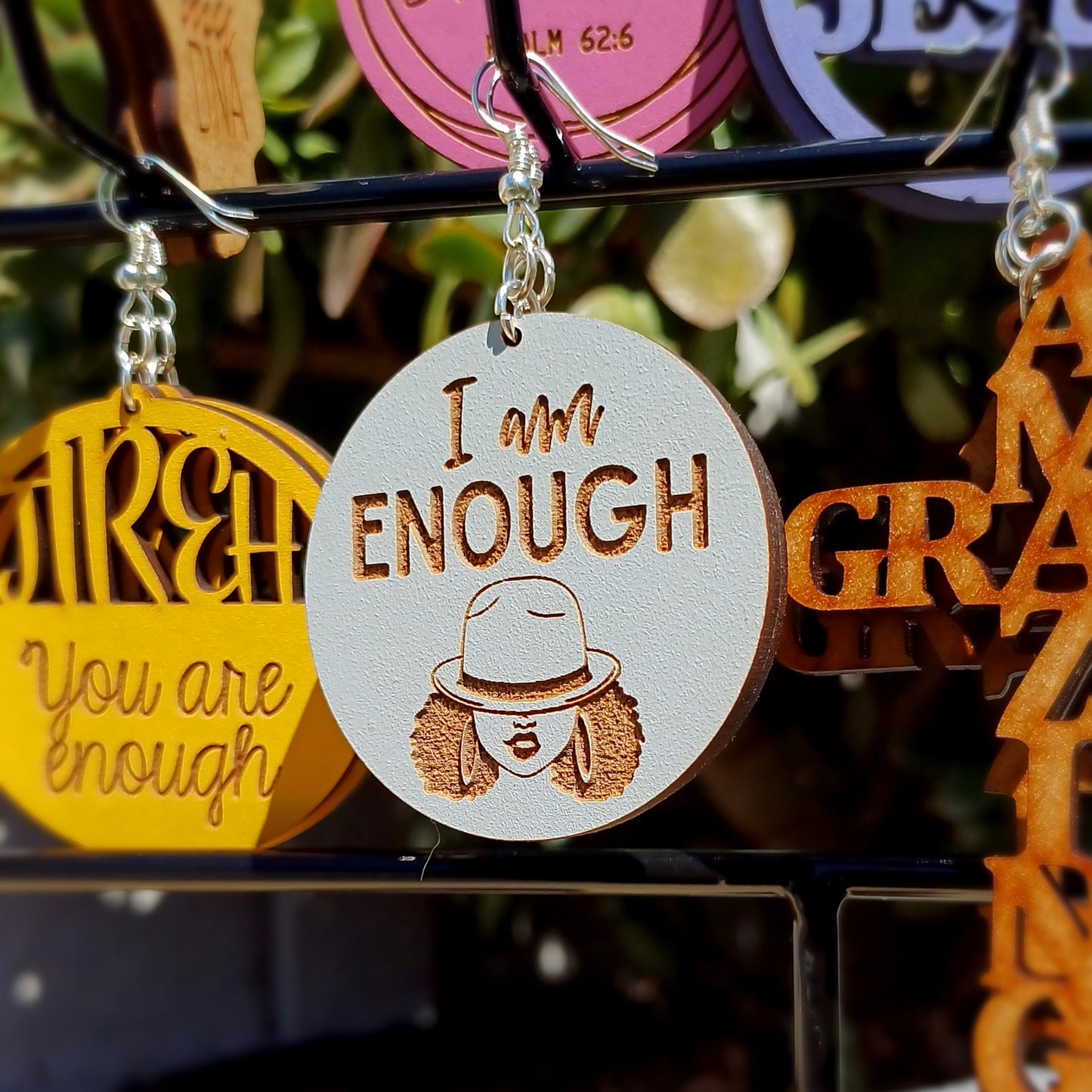 I am Enough Grey