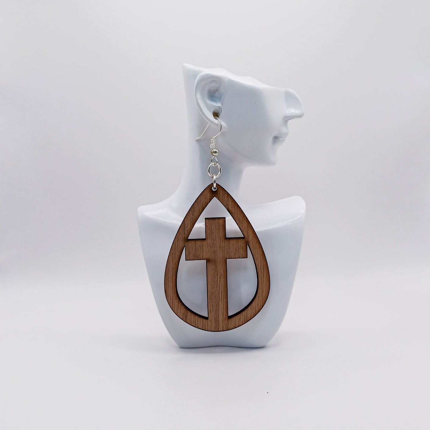 Cross Teardrop Wooden