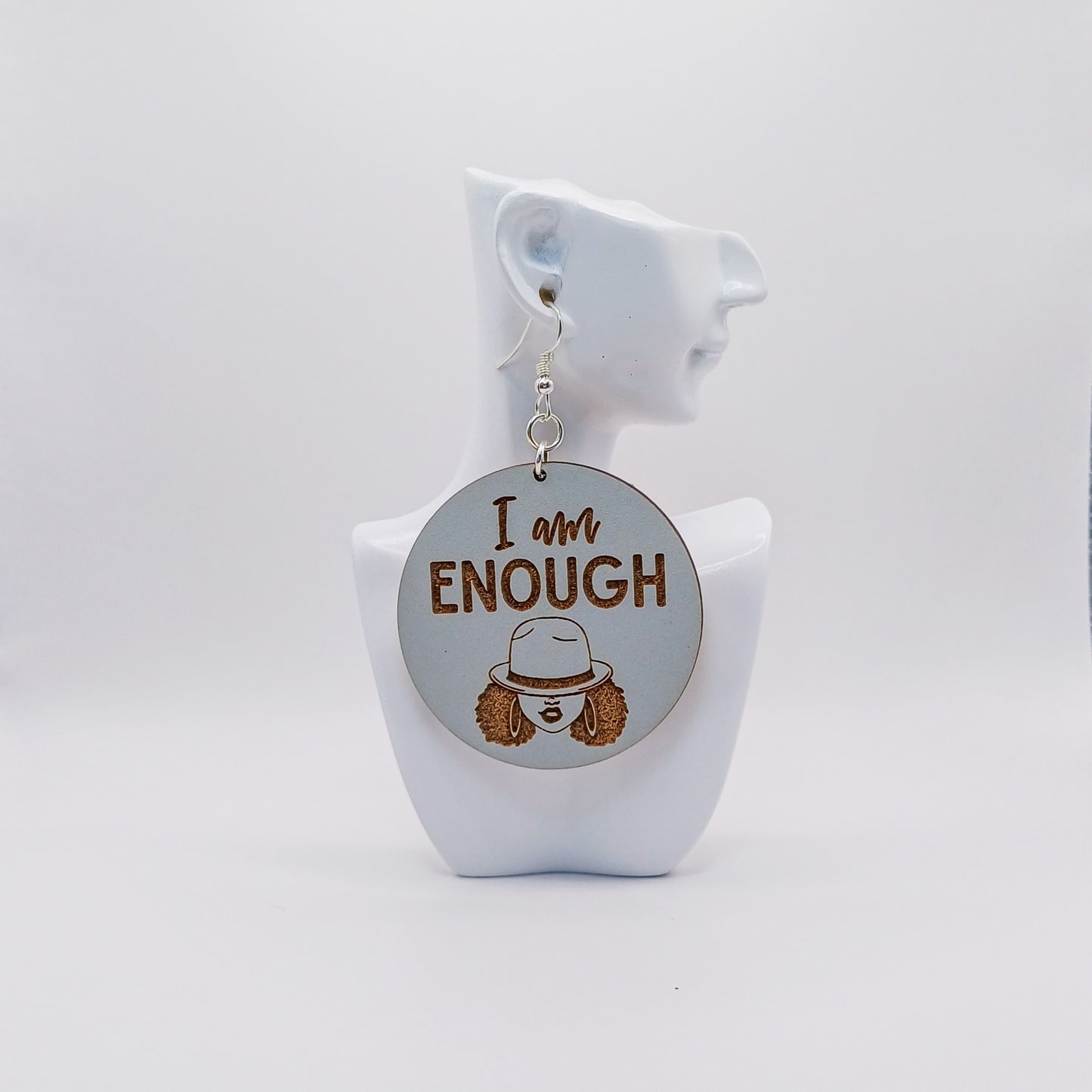 I am Enough Grey