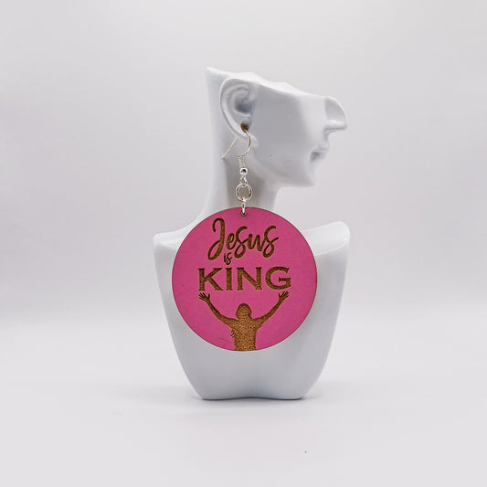 Jesus Is King Pink